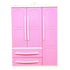 Doll Closet Clothing Organizer Mini Princess Furniture Wardrobe Ornaments Doll House Closet Toy Accessories