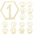 Digital Acrylic Mirror Table Number Wedding Supplies Table Decoration