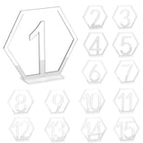 Table Number Acrylic Mirror 1 To 15 Table Number For Weddings Dinner