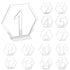 Table Number Acrylic Mirror 1 To 15 Table Number For Weddings Dinner