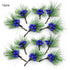Christmas Garland Hanging Simulation Wreath for Living Room Bedroom Office Wedding Birthday