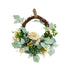 Artificial Hydrangea Wreath Spring Decorative Door Hanging Wall Wreath for Home Door