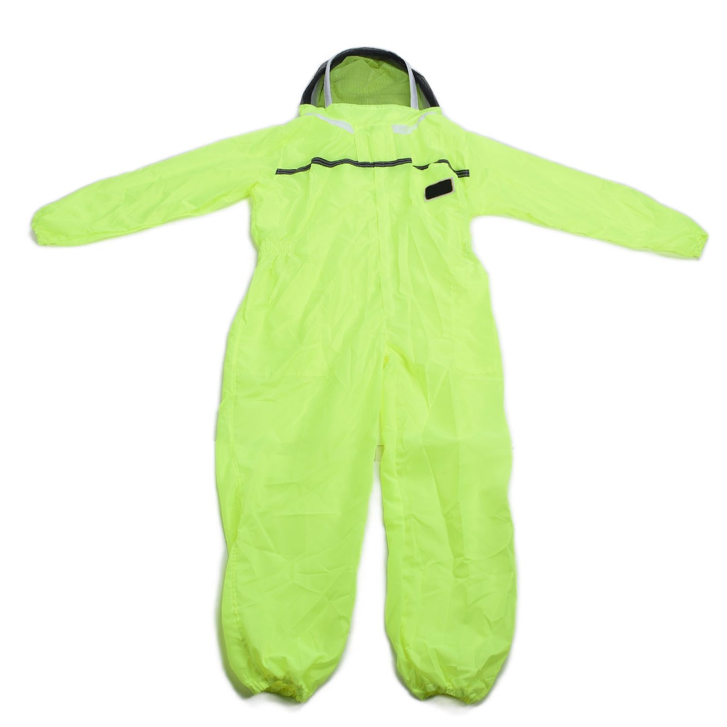 Beekeeping Suit Fluorescent Green One Piece Zipper Design Breathable Beekeeper Clothing