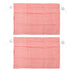 2Pcs Grid Design Anti Ultraviolet Car Curtain Side Car Window Sun Shade with Suction CupRed Grid