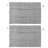 2Pcs Grid Design Anti Ultraviolet Car Curtain Side Car Window Sun Shade with Suction CupBlack Grid