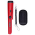Metal Detector Professional Portable Waterproof Handheld Metal Detector with LED LightDark Red