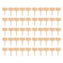 50PCS Bamboo Plant Labels T Type Wooden Plant Sign for Seed Potted Herbs Flowers Vegetables