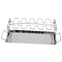 Chicken Wing Leg Rack with Bakeware Vertical Chicken Leg Grill for Barbecue Accessories