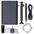 IP65 5.5V 1.5W Oxygen Pump Kit Solar Charging Air Aeration Pump for Aquarium Fish Tank Aquaculture Pool
