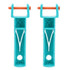 2Pcs Swimming Pool Handle ABS Pool Vacuum Head Handdle with Wide Application Easy to Install for Swimming Pool