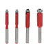 4Pcs/Set Woodworking Trimming Cutter Head with Bearing Straight Knife Woodworker Tool