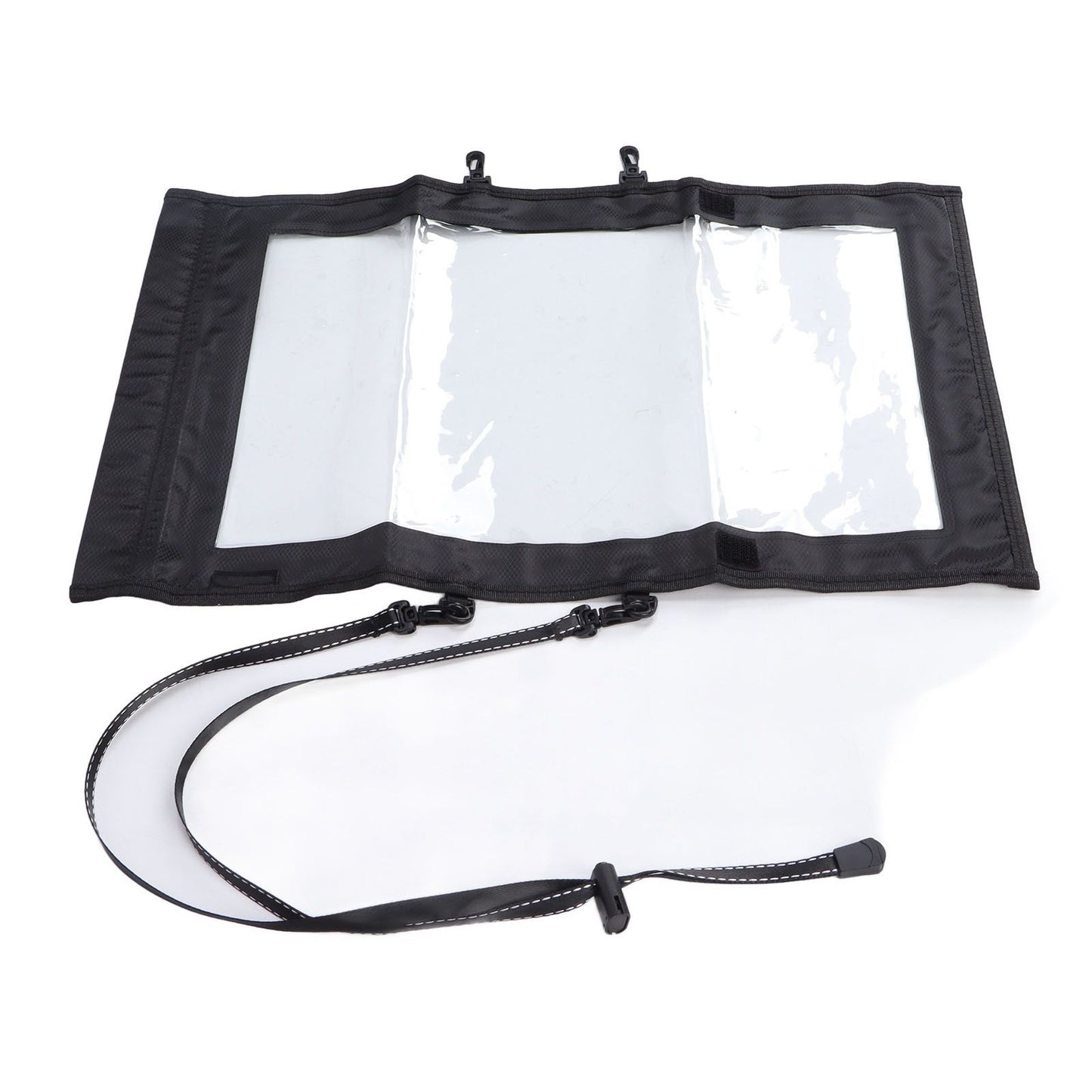Transparent Map Storage Bag Waterproof Folding Storage Pouch for Outdoor Hiking Camping