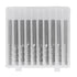 10Pcs 4 Flutes Milling Cutter No Burr Engrave Machine Knife 3.175x15mm for Acrylic MDF PVC