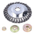 6in Steel Wire Trimmer Head Handheld Lawn Mower Cutting Head Replacement with Protective Cover