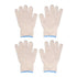 2 Pairs Thermal Insulated Gloves 300℃ Heat Resistant Non Slip Anti Scalding Mitts for BBQ Oven