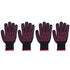 4Pcs Heat Resistant Gloves High Temperature Resistant Anti Scalding Mitts with Silicone BumpsRose Red Silicone Rose Red Edge