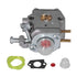 Carburetor Gasket Primer Bulb Kit Fit for TroyBilt TB32EC TB225 TB22EC 25cc 2Cycle String Trimmer
