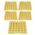 5PCS Plastic Egg Flats 30 Cell Egg Crates Holder Tray for Storage Transportation Home Farm SuppliesYellow