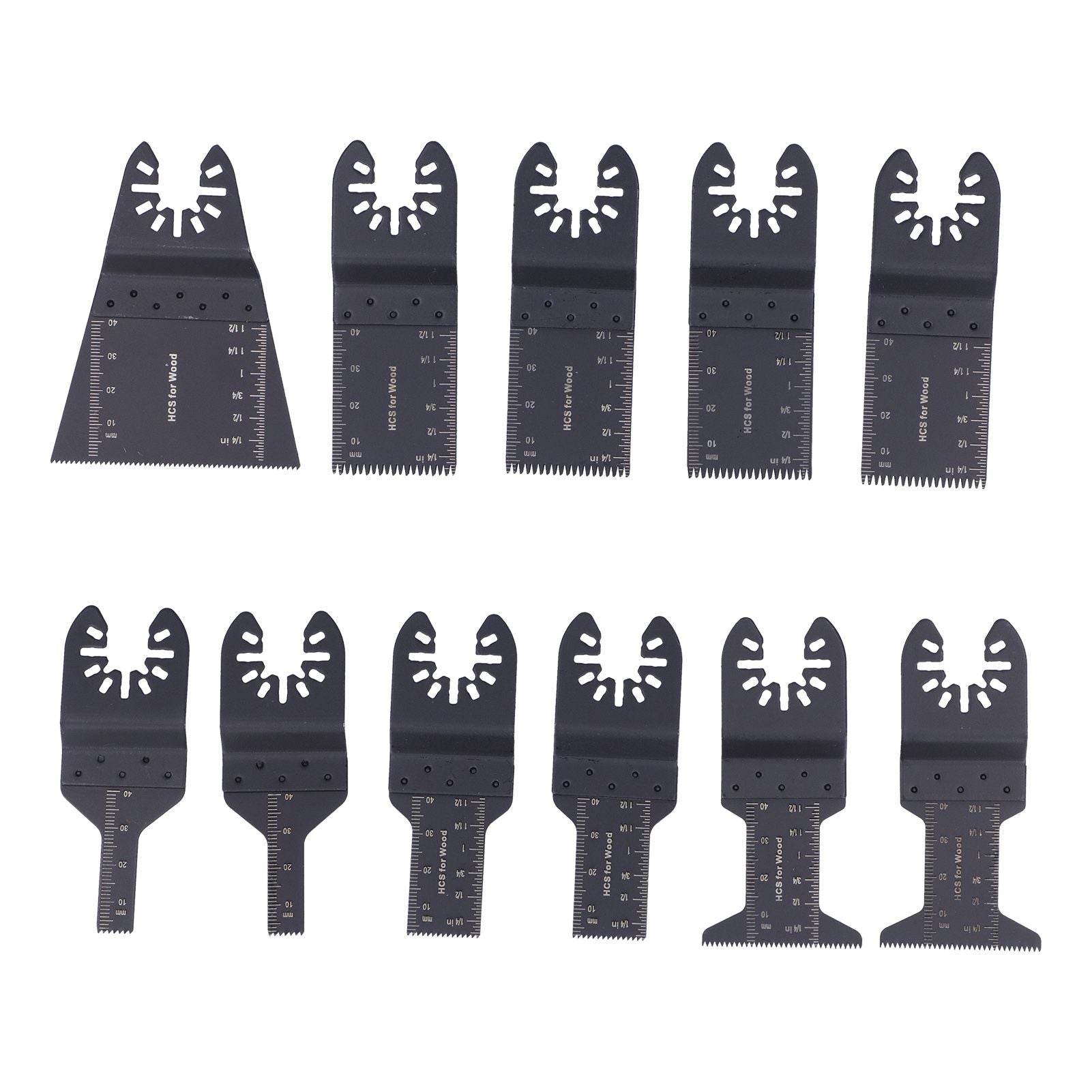 11PCS Oscillating Multitool Blade Quick Release Universal Saw Blade Woodworking Blade Oscillating Tool Blade