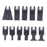 11PCS Oscillating Multitool Blade Quick Release Universal Saw Blade Woodworking Blade Oscillating Tool Blade