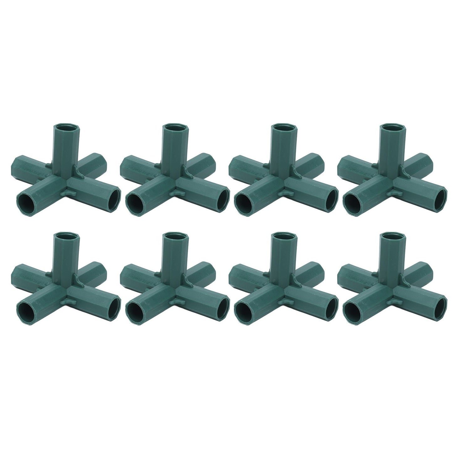 8PCS Plant Support Joint 5 Way Garden Stake Joint Plastic Plant Stake Connector for Greenhouse