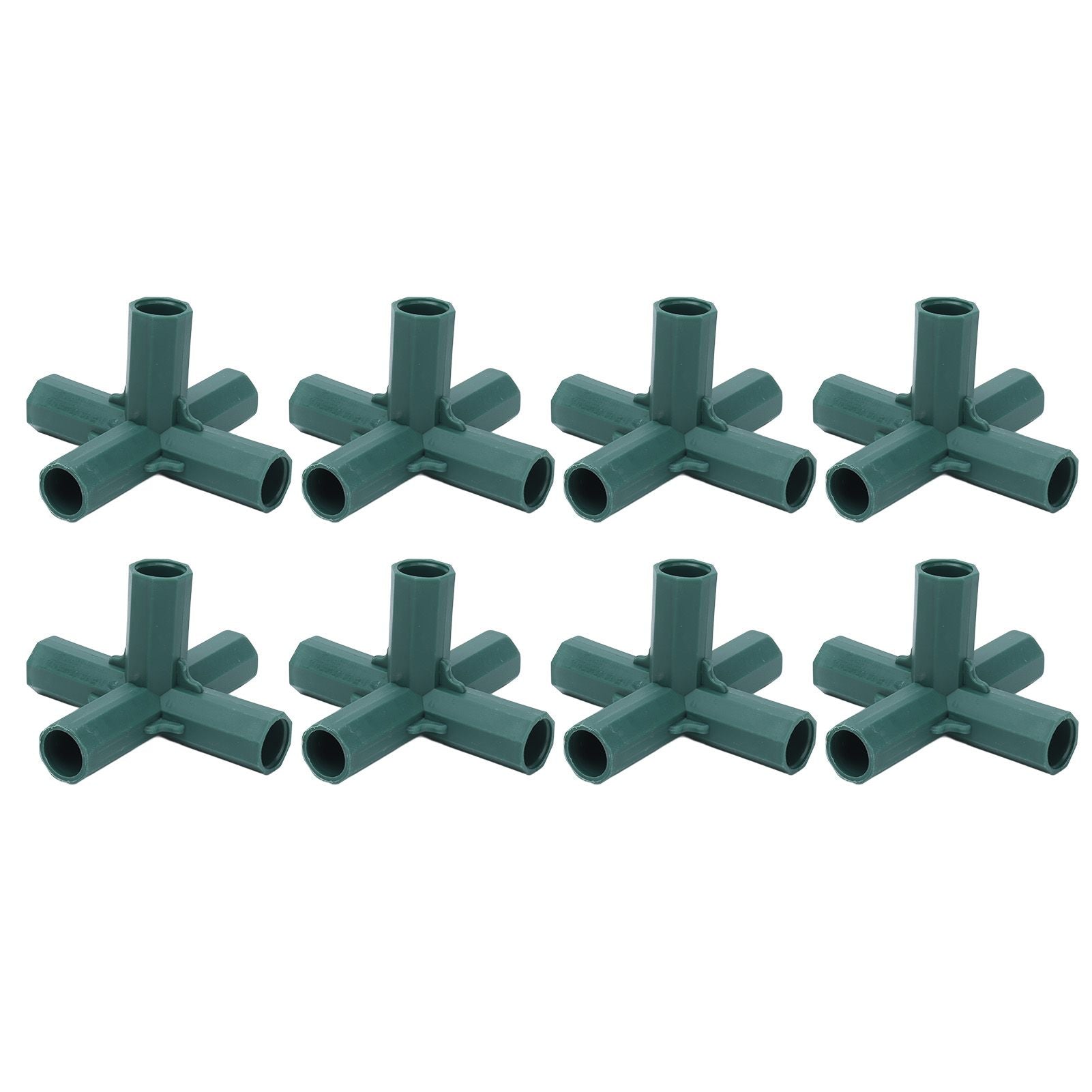 8PCS Plant Support Joint 5 Way Garden Stake Joint Plastic Plant Stake Connector for Greenhouse