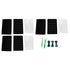3Set 24 Hole Plant Growing Tray Propagation Tray Breathable Seedling Plate Garden Nursery Tray