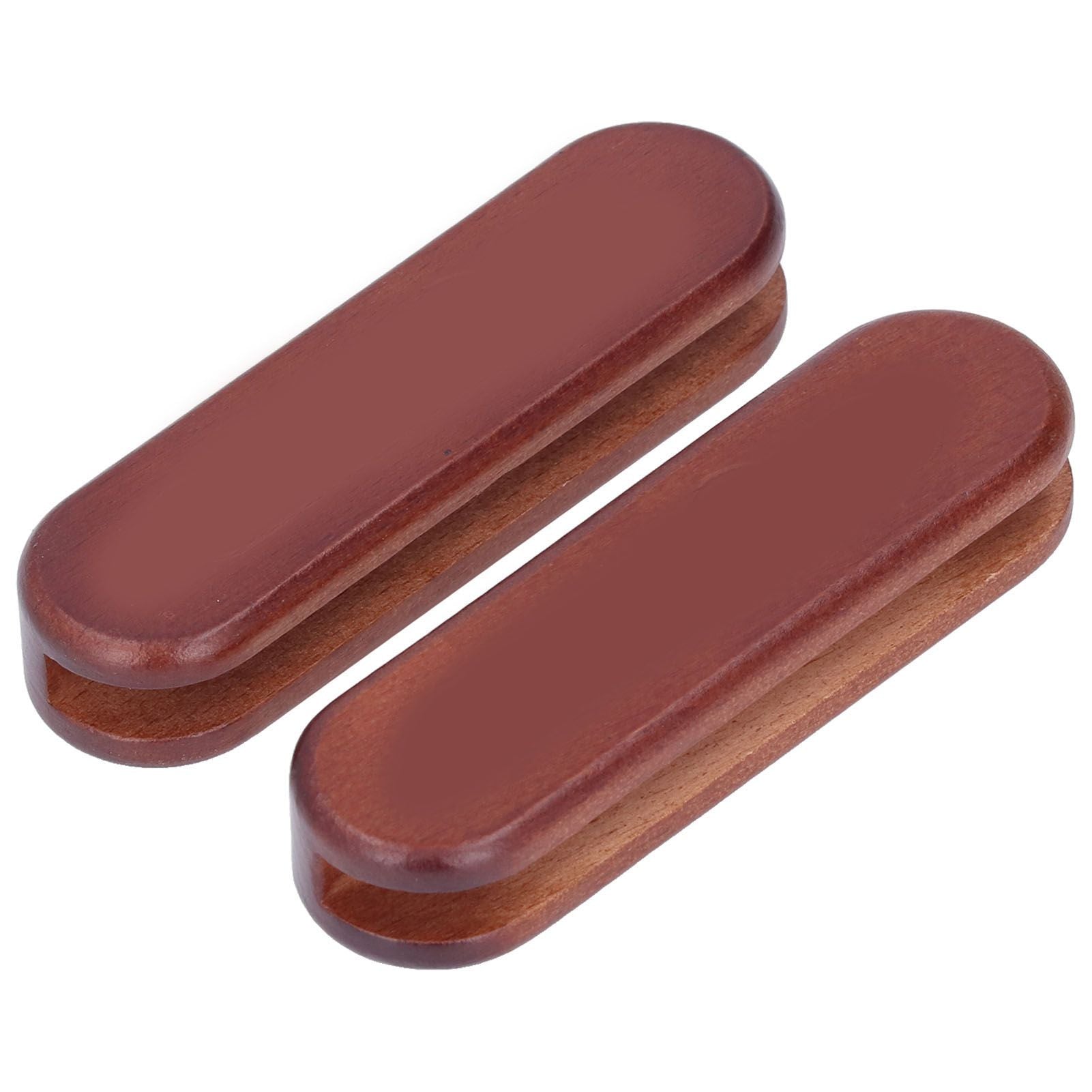 2Pcs Bakeware Wood Handle Prevent Scalding Portable Cookware Wood Handle for Outdoor Camping