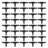 40pcs Irrigation Fitting Drip Irrigation Barbed Connector 8/12mm Tube Tee for Garden Lawn