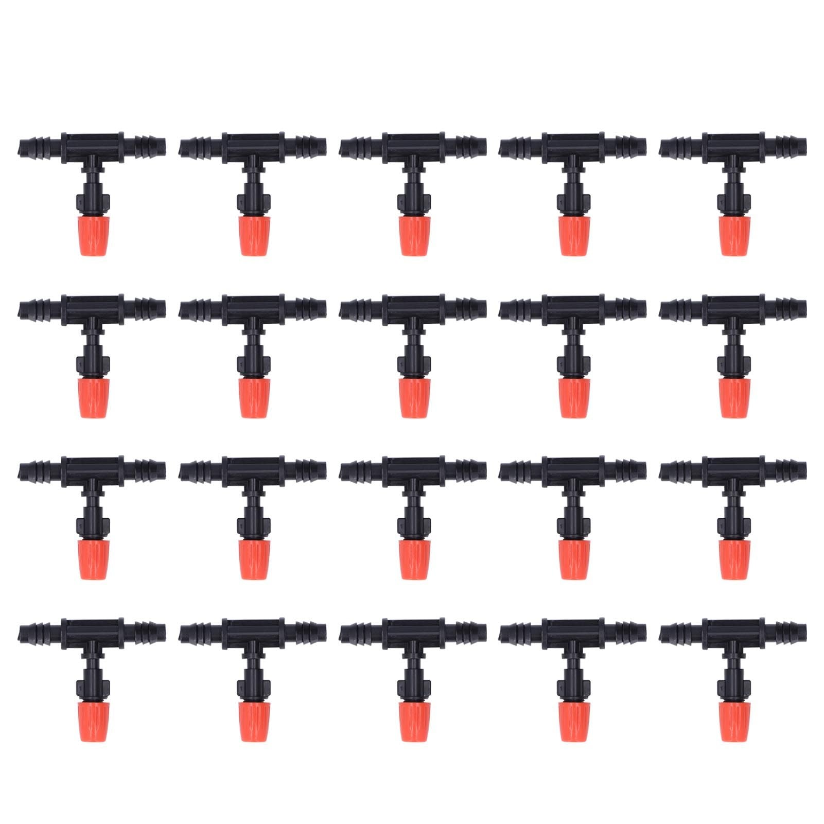 20pcs Drip Irrigation Nozzles Drip Irrigation Mister Heads for Garden Irrigation Agricultural Irrigation