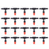 20pcs Drip Irrigation Nozzles Drip Irrigation Mister Heads for Garden Irrigation Agricultural Irrigation