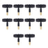 10Pcs Copper Atomizing Nozzles 8/11mm Adjustable Gardening Atomizing Nozzle with Tee Pipes for 8/11mm Capillary