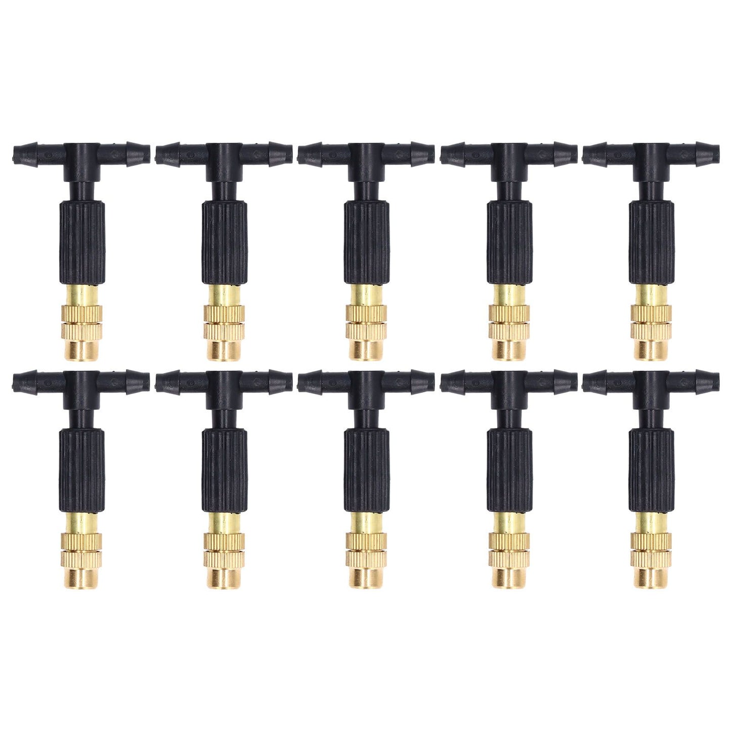 10pcs Atomizing Nozzles Removable Design Easy Installation Misting Spray Head for Greenhouse Seedling Cultivation