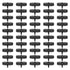 50pcs 8/12mm Hose Tee Fitting Tube Tee Connector Accessory for Garden Drip Irrigation Watering System