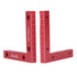 2pcs Right Angle Clamps Aluminum Alloy Material Anodized Clear Scale Red 90 Degree Positioning Tool for Ensuring Balance