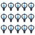 15Pcs Lawn Sprinkler Nozzle G1/2 External Thread 360° Automatic Rotation Mid Range for Lawn Garden Watering IrrigationRound Nozzle