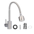 Stainless Steel Universal Water Faucet Bathroom Basin Sink Hot and Cold Water Tap with 2 Gear for Home Kitchen