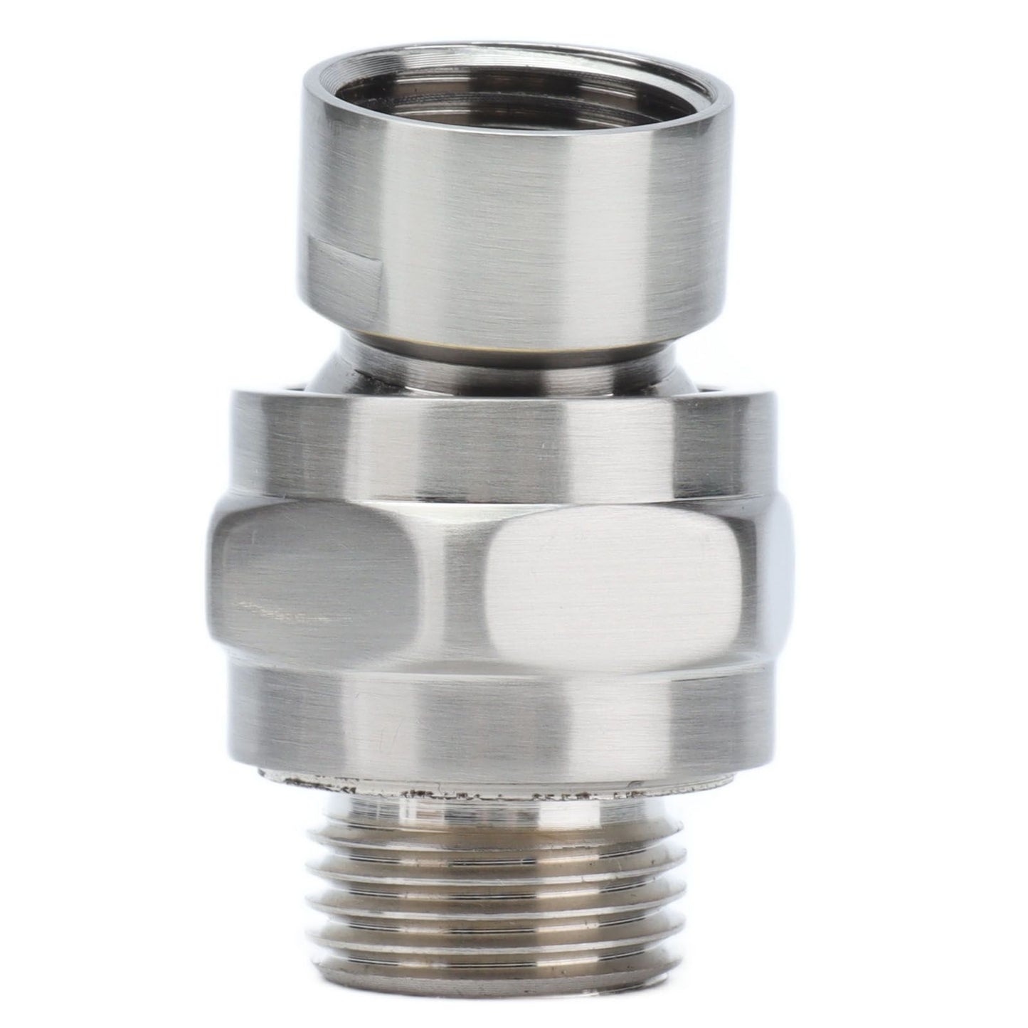 G1/2 Shower Head Adapter Copper Shower Diverter Valve for Home Bathroom Top Spray Accessories Brushed