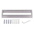 Stainless Steel Towel Rack Bathroom Towel Holder Wall Mounted Towel Bar Square Thicken Towel Hanger