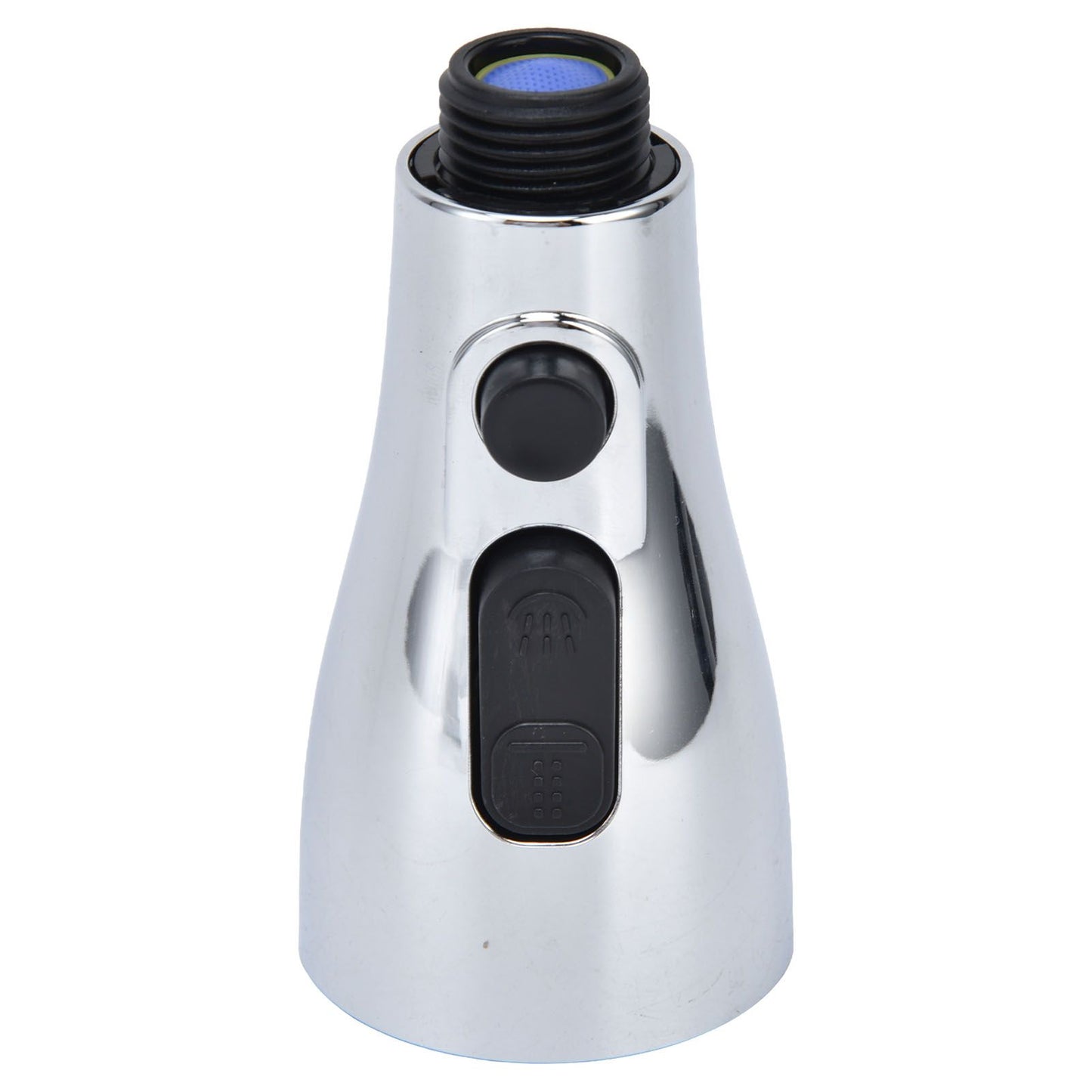 Faucet Spray Head G1/2 Brushed Silver 3 Functions Pull Down Sprayer Nozzle for Kitchen01 Type