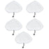 5Pcs Mop Cover Replacement Pads Strong Water Absorption Fit for Steamboy X5 H20 S302 S001 Mop
