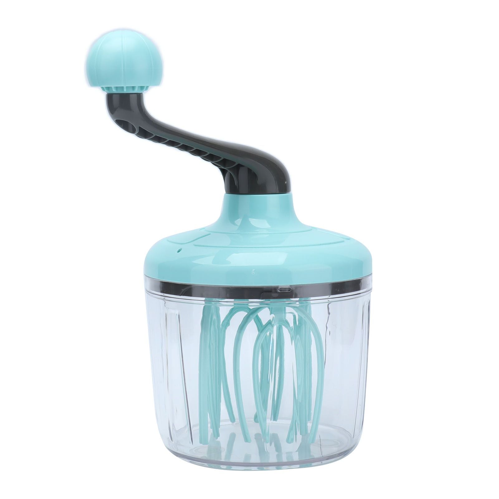 Hand Mixer PP Handheld Egg Beater with Detachable Handle Cream Whisk Convenient and Non Slip Light Green for Kitchen