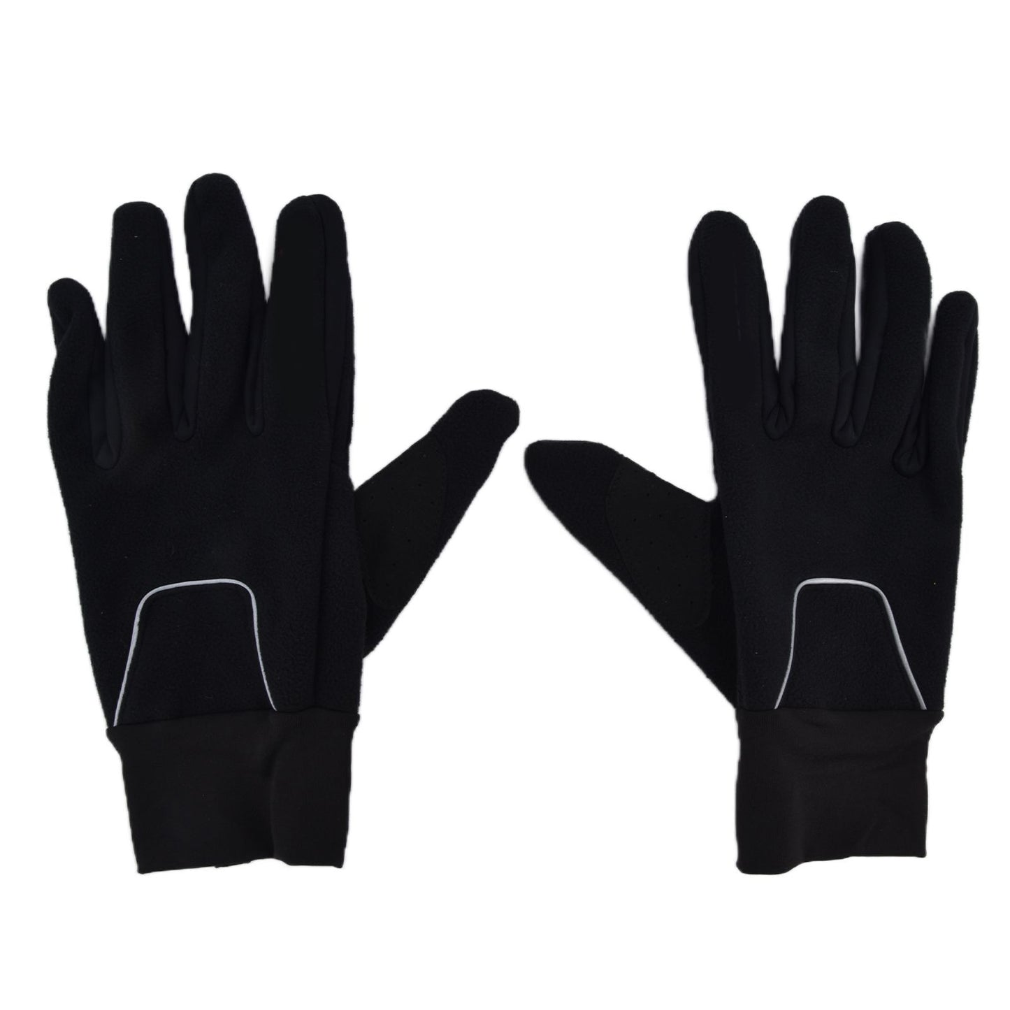 Cycling Gloves Touch Sensitive Waterproof Black Non Slip Windproof Gloves for Outdoor Cycling TravelL