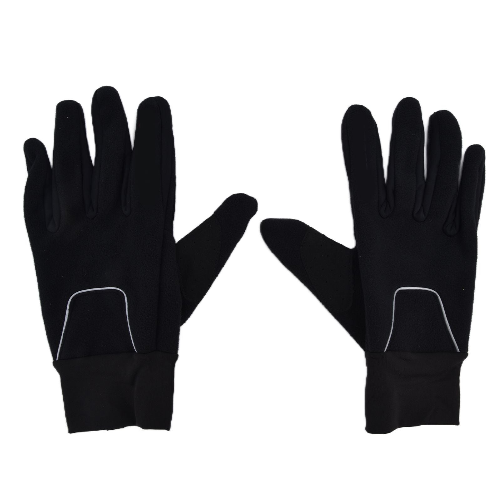 Cycling Gloves Touch Sensitive Waterproof Black Non Slip Windproof Gloves for Outdoor Cycling TravelXL
