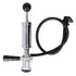 Beer Keg Pump with Black Beer Faucet Stainless Steel Draft Beer Party Pump for American D System Kegs