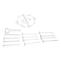 304 Stainless Steel Skewers Stand Set Multifunction Grill Dehydration Rack Fryer Accessories for Pinxia6QT