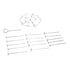 304 Stainless Steel Skewers Stand Set Multifunction Grill Dehydration Rack Fryer Accessories for Pinxia8QT