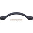 Black Zinc Alloy Handle American Cabinet Hardware Handle Drawer Handle Wardrobe Door Handle Bathroom Handle
