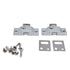 2Set Latch Lock Folding Window Door Bolt AntiTheft Security Stainless Steel Latch Lock