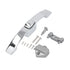 Knob Latch Lock with Handle RV Cruise Ship Wall Cabinet Lock Zinc Alloy Button Handle Lock